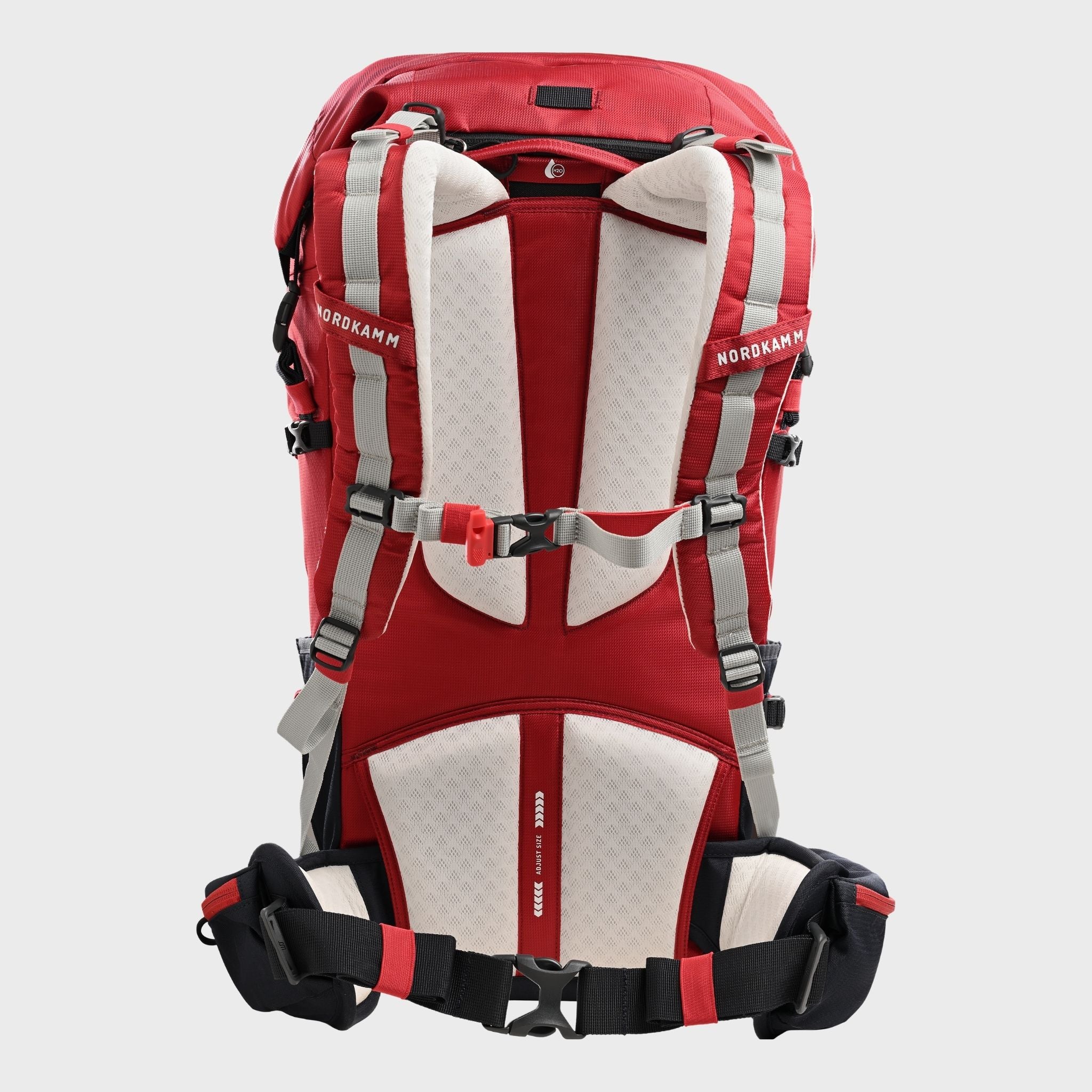 Wanderrucksack 30L, ANTARES ALPINE, RollTop, rot