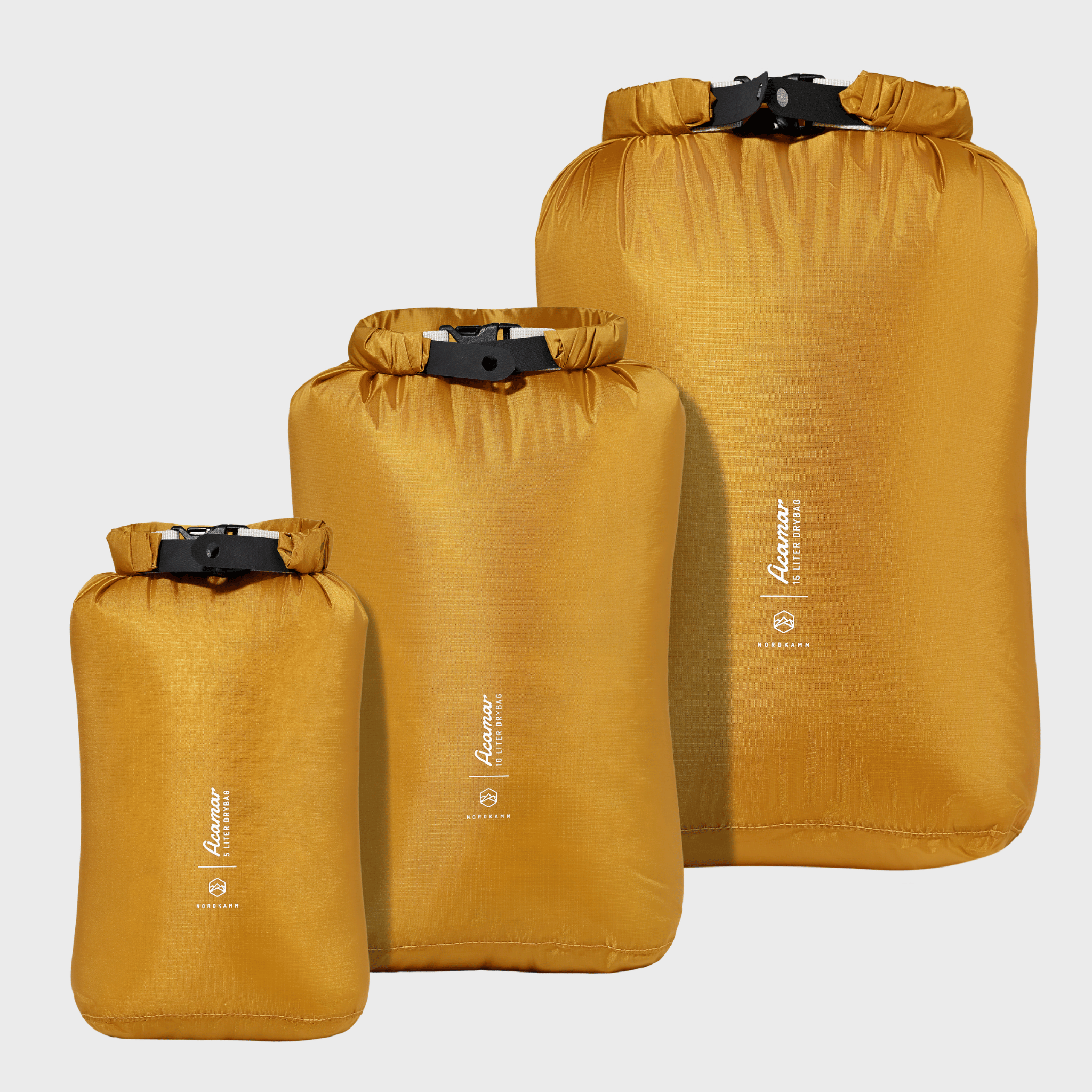 Dry Bags ultralight ACAMAR, einzeln, Chai Tea Yellow