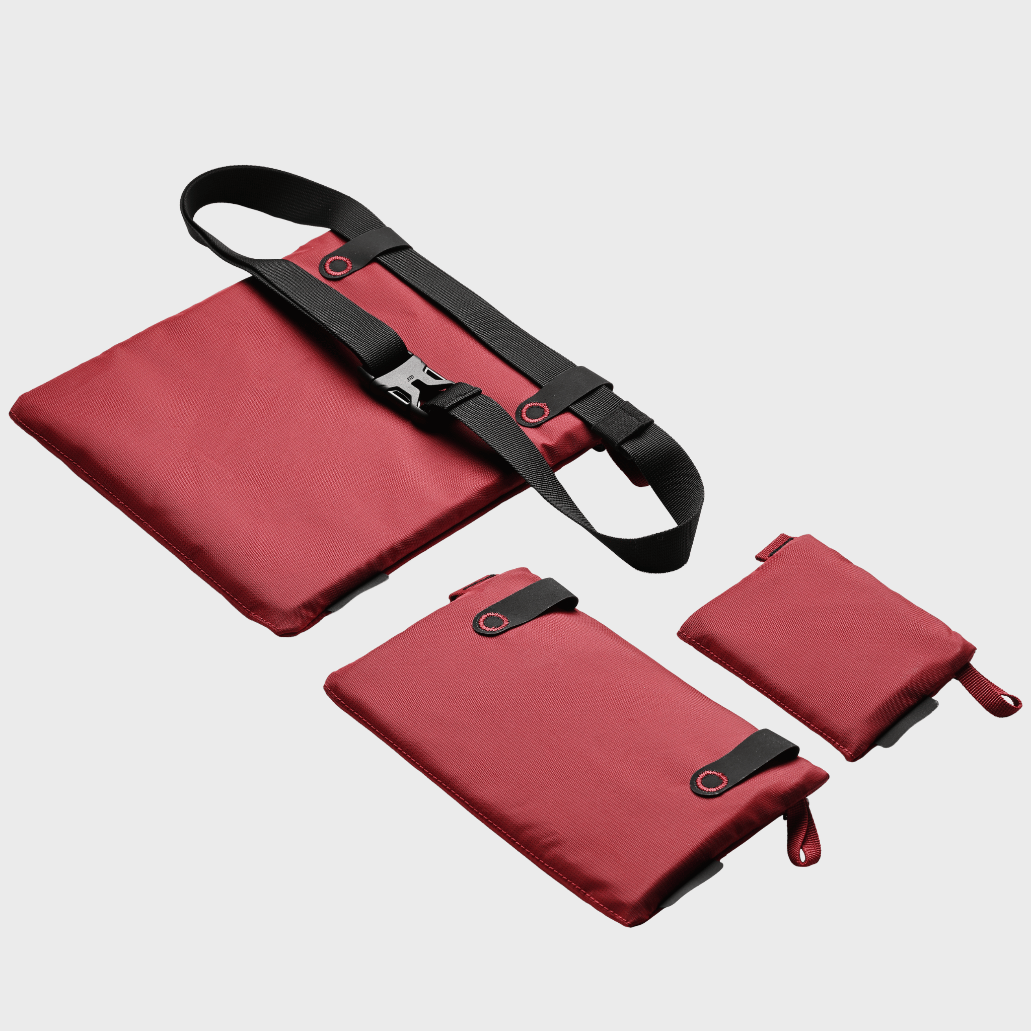 Organizer-Taschen 3er Set, ETAMIN, rot