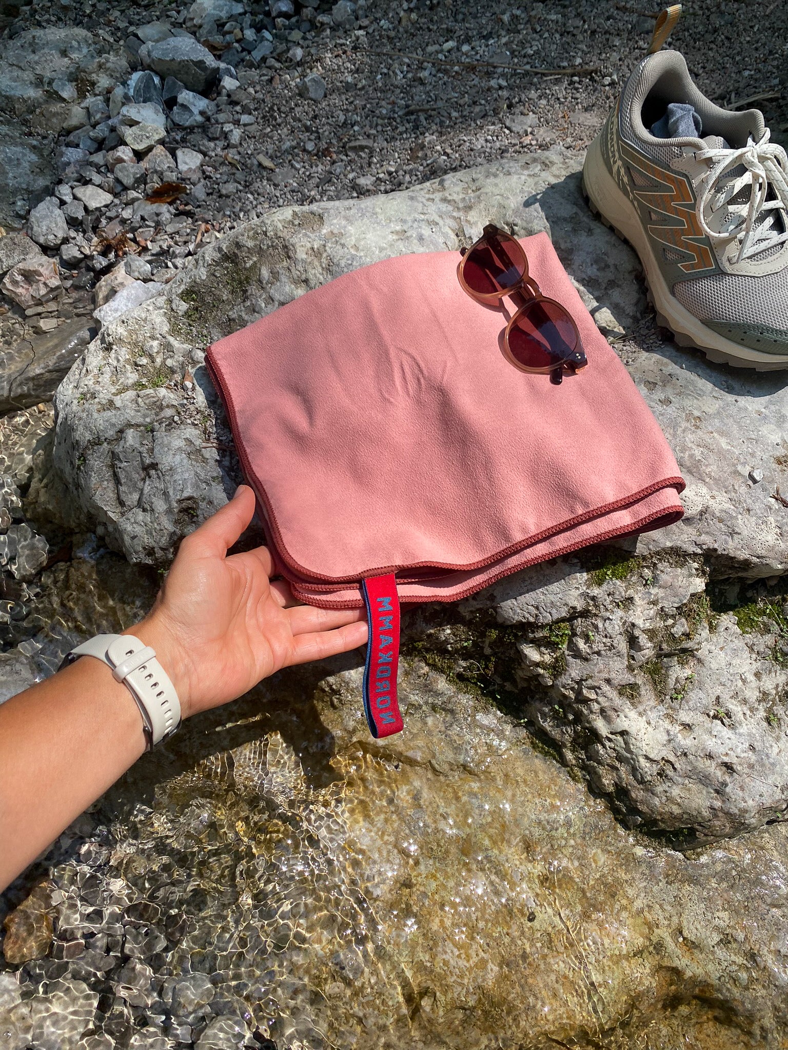 Mikrofaserhandtuch Badetuch XL HAMAL OEKO TEX ultraleicht rose