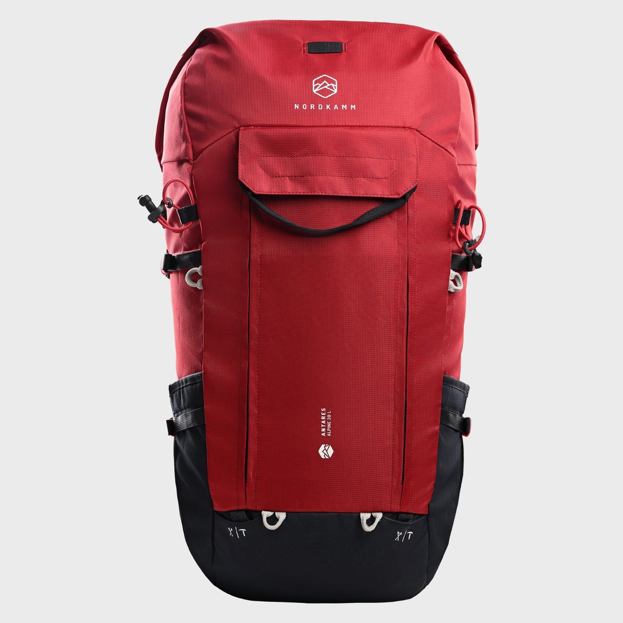 Wanderrucksack 30L, ANTARES ALPINE, RollTop, rot