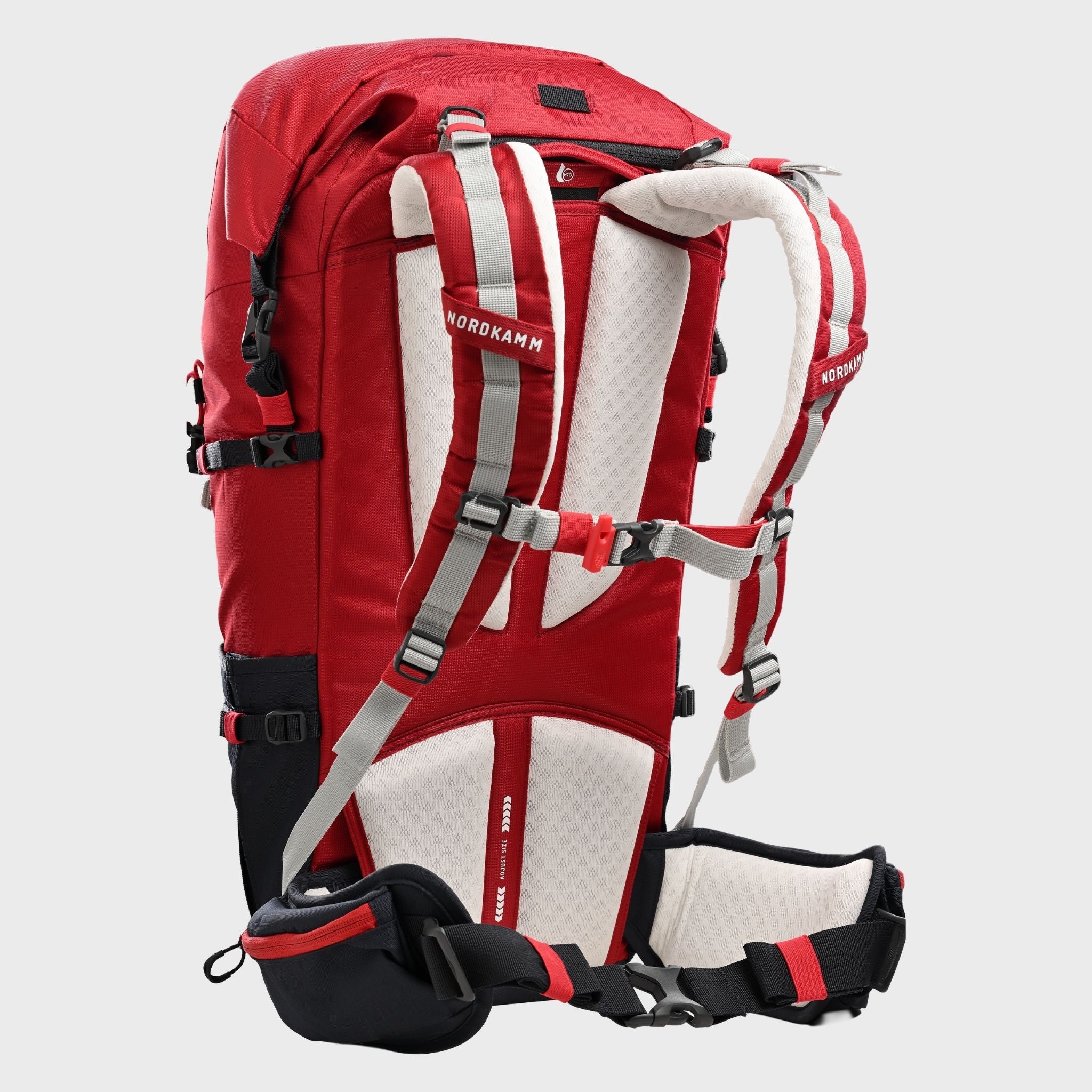 Wanderrucksack 30L, ANTARES ALPINE, RollTop, rot
