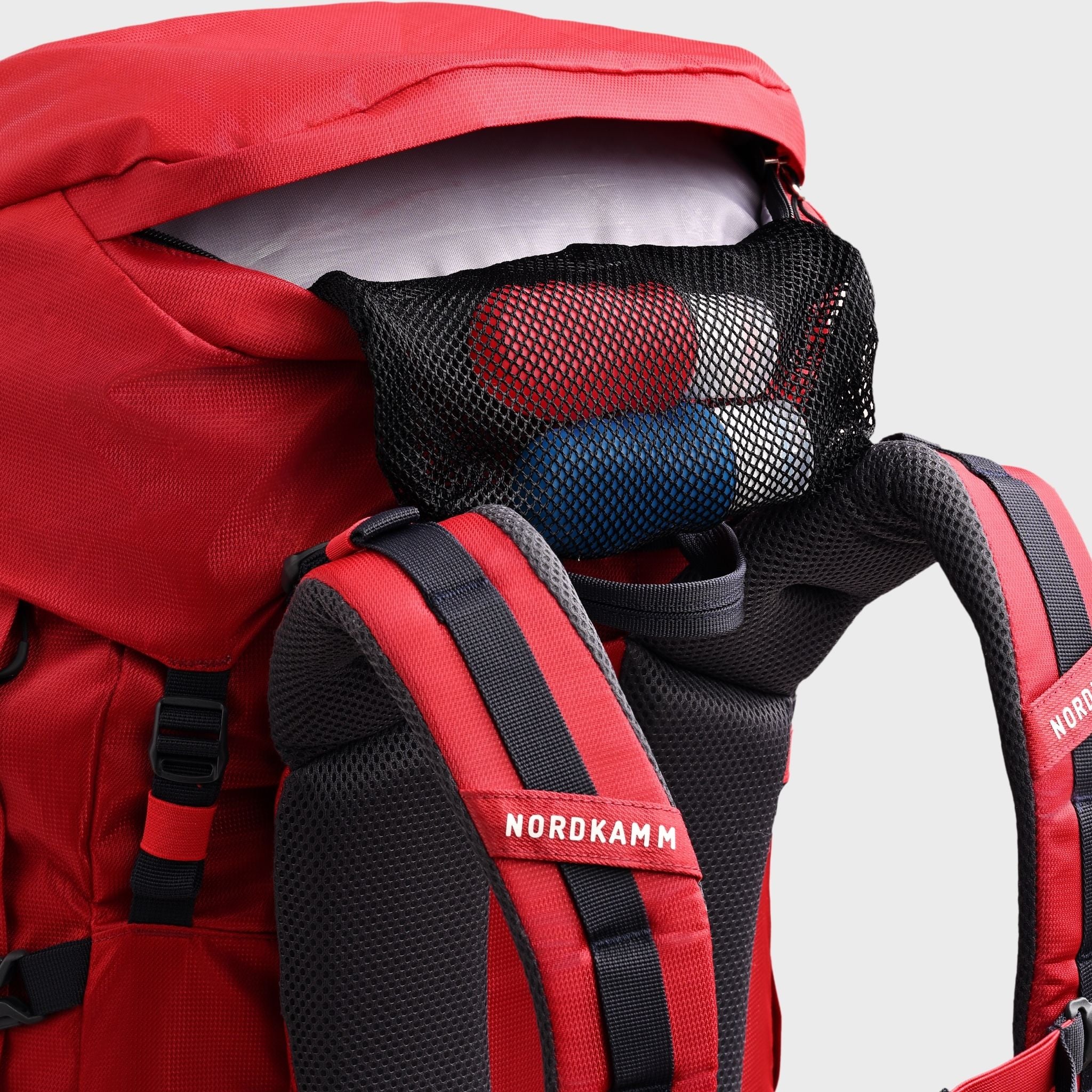 Trekkingrucksack 50L, ANTARES Trek & Travel, Deep Red