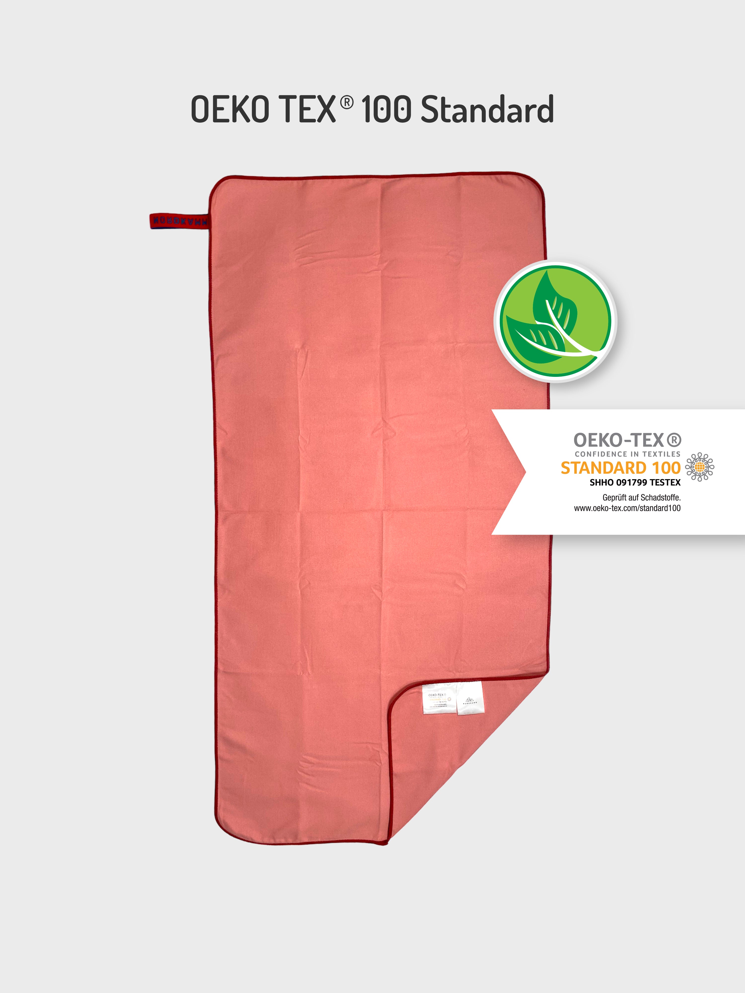 Mikrofaserhandtuch Badetuch XL HAMAL OEKO TEX ultraleicht rose