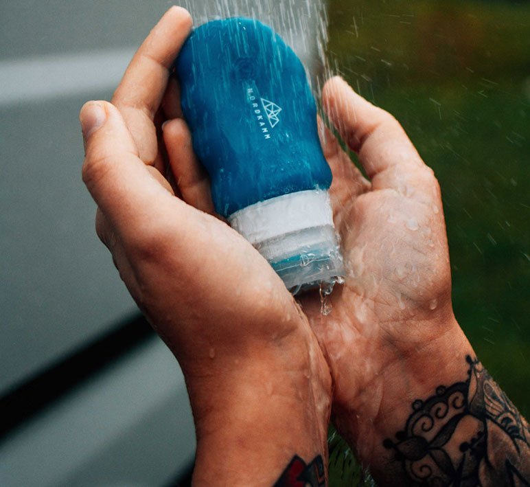 NORDKAMM Reiseflaschen, Silikonflaschen