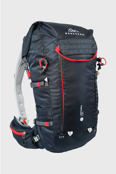 Wanderrucksack 30L, ANTARES ALPINE, RollTop, blau – NORDKAMM